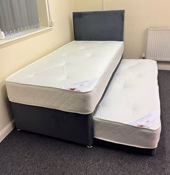 3 IN 1 APOLLO GUEST BED - semi orthopaedic mattress & headboard