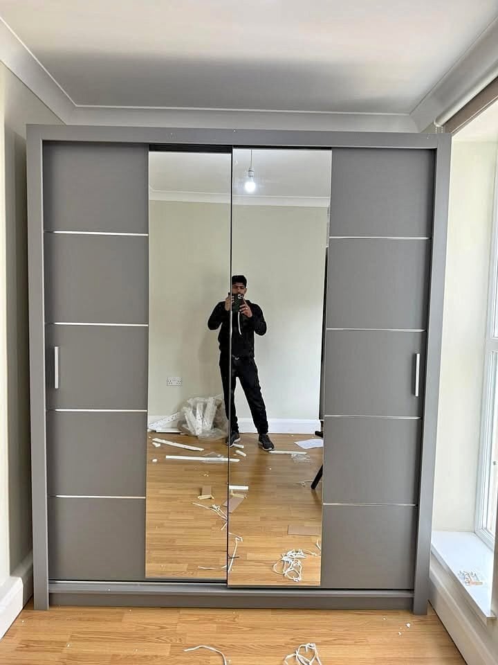 180cm Sliding Mirror Wardrobe For Sale Near Me