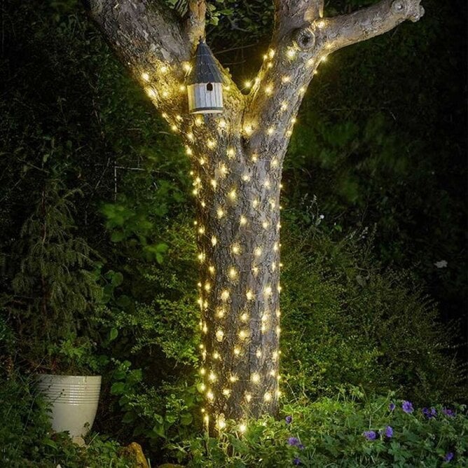 Smart Solar 100 Firefly Multi-Coloured String Lights