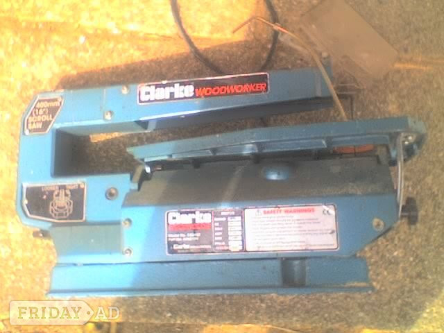 Clarke Woodworker CSS400 90W Single Speed Scroll Saw 230V - USED