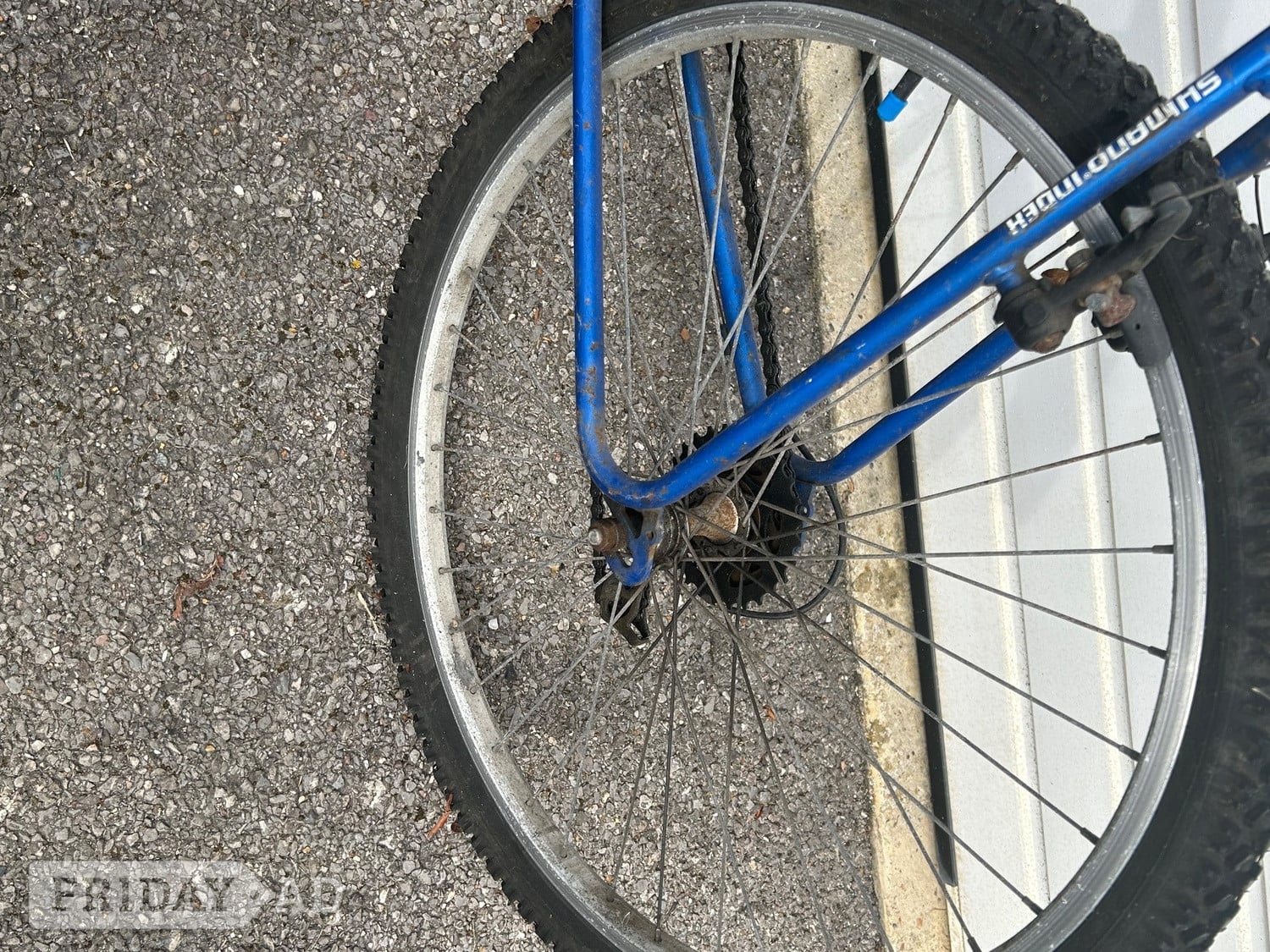Men’s blue Dakar mountain bike. Light rusting but frame sound. - Bicycles