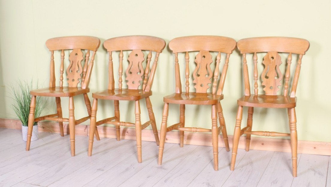 Delivery Options - Solid Beech Traditional Farmhouse Fiddle Back  - Furniture