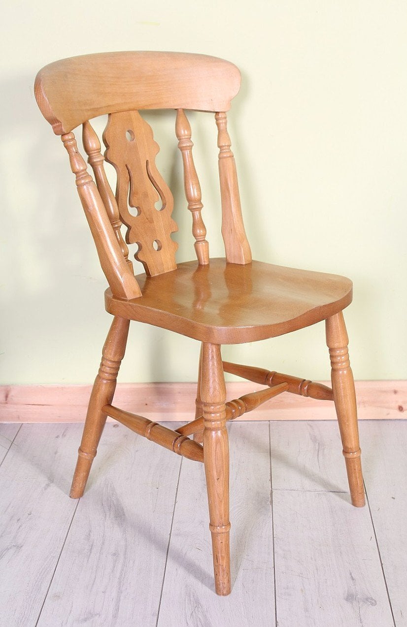 Delivery Options - Solid Beech Traditional Farmhouse Fiddle Back 
