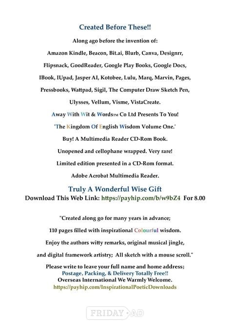 Purchase! Desirable Attributes & Qualities!!  PDF Large Booklet!! For Only £3.00  - Movies, Games, Books & Music in Croydon