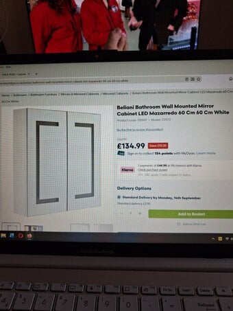 LED Mirror Cabinet