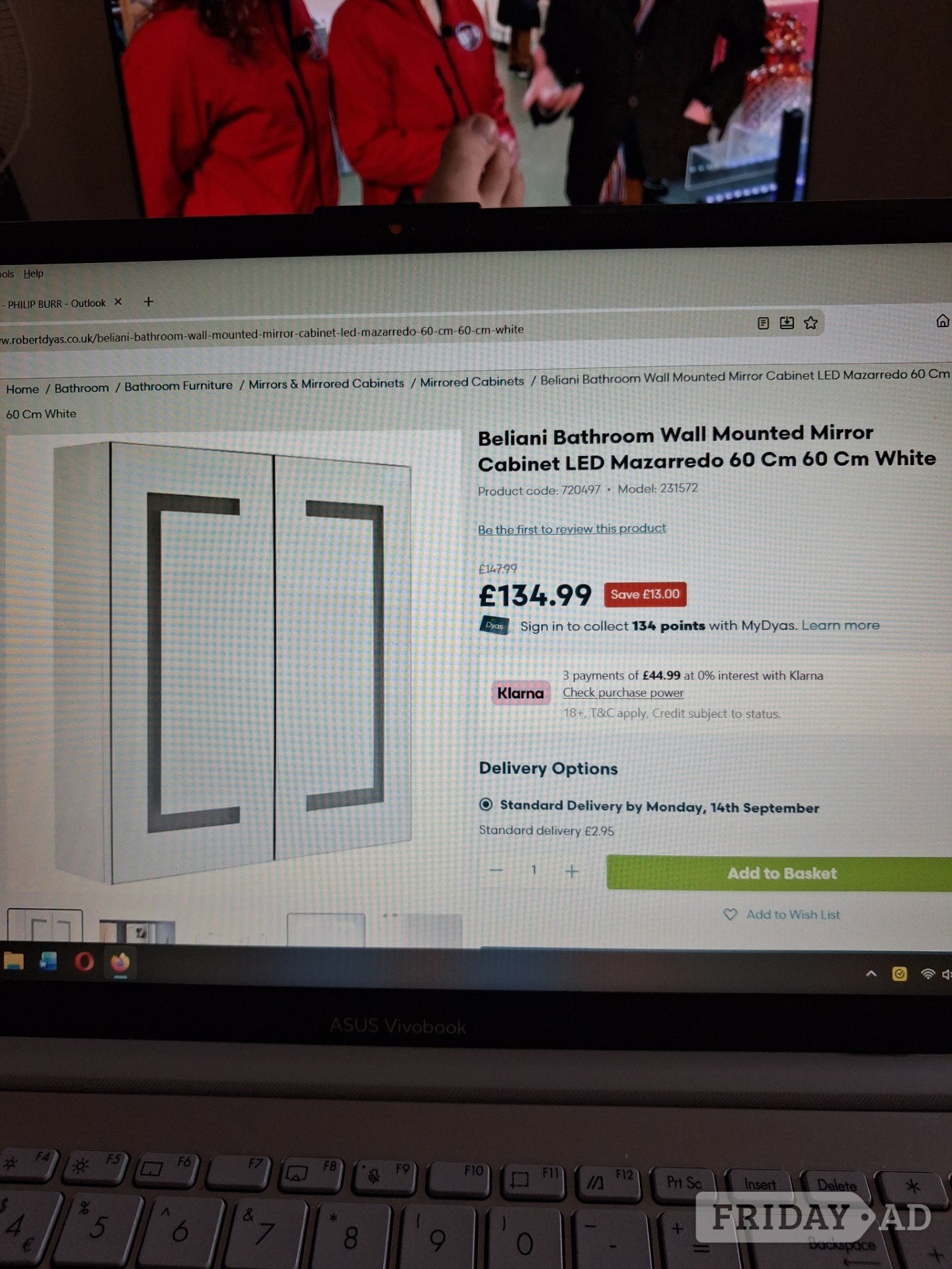 LED Mirror Cabinet in Eastbourne