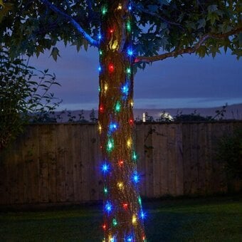 Smart Solar 100 Firefly Multi-Coloured String Lights 