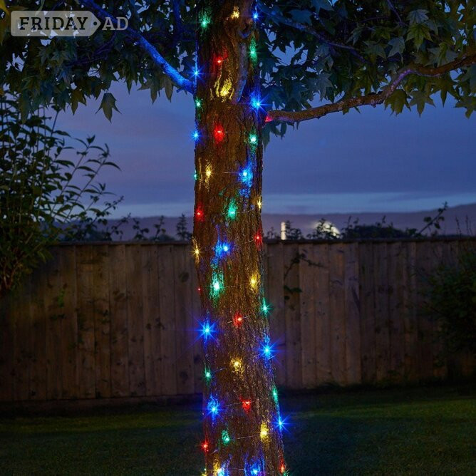 Smart Solar 100 Firefly Multi-Coloured String Lights  in Pevensey