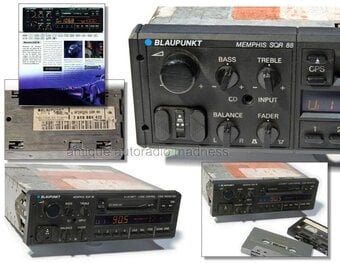 Blaupunkt Memphis SQR 88 vintage radio/cassette.
