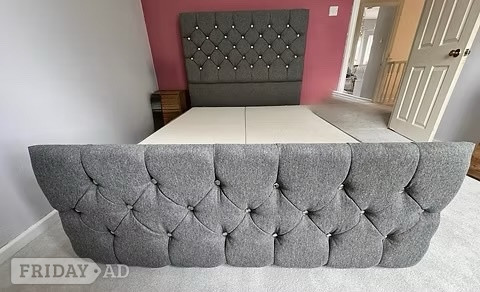 KING - MILANO END LIFT DIVAN OTTOMAN in Rotherham