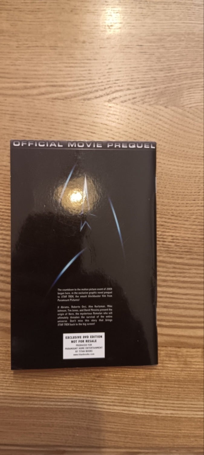 Star Trek Countdown Graphic Novel. DVD issue..