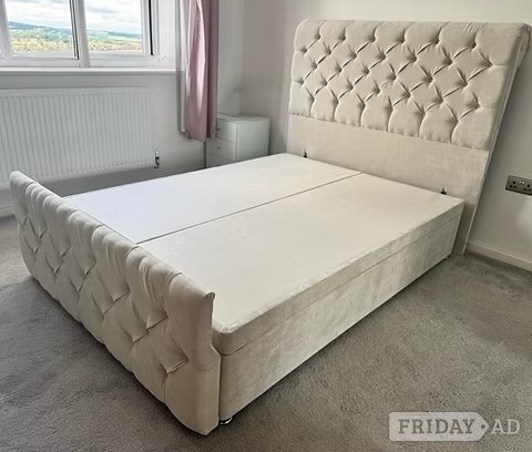 SUPER KING - ROMNEY END LIFT DIVAN OTTOMAN in Rotherham