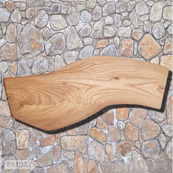 UNIQUE HANDFINISHED ELM COAT HOOK RACK