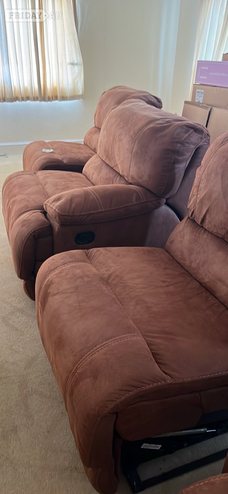 Corner sofa set - reclining - Furniture