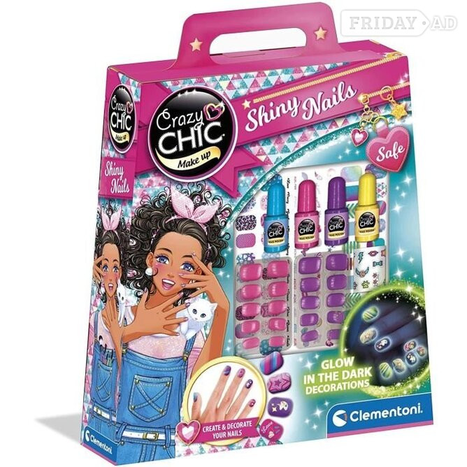 Crazy Chic Shiny Nails Set in Pevensey