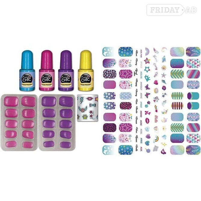 Crazy Chic Shiny Nails Set - Baby & Kids