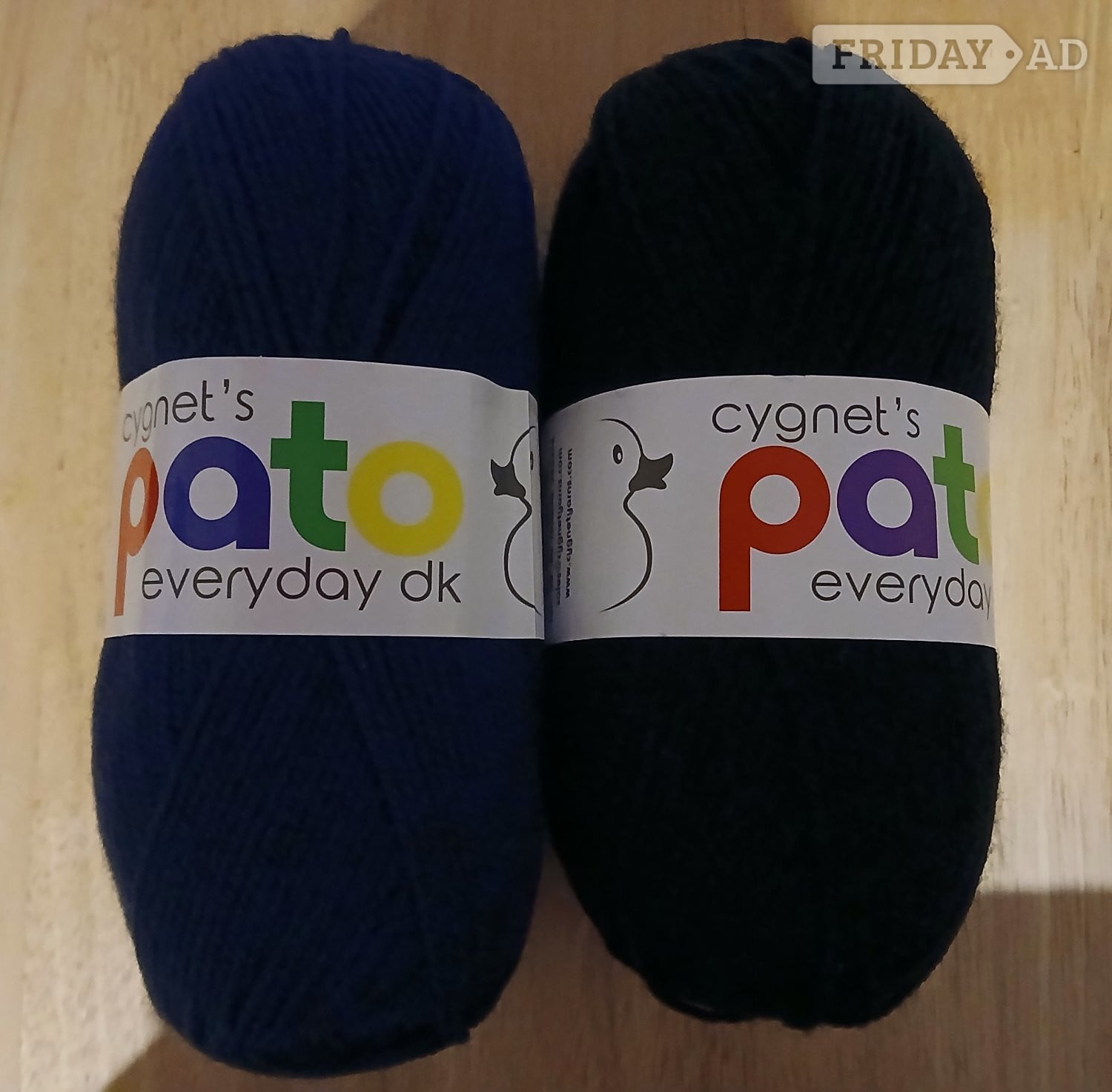 Blue & Black DK 100gm Balls of Wool in Littlehampton