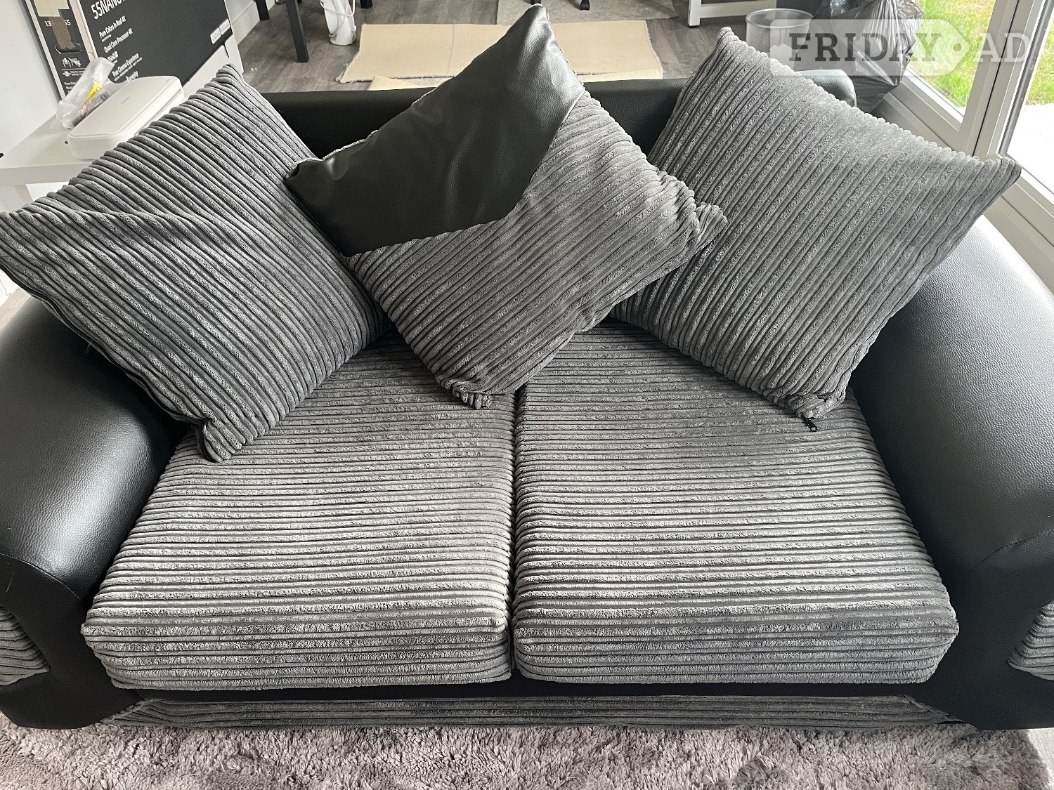 Two seater settee as new in Ipswich