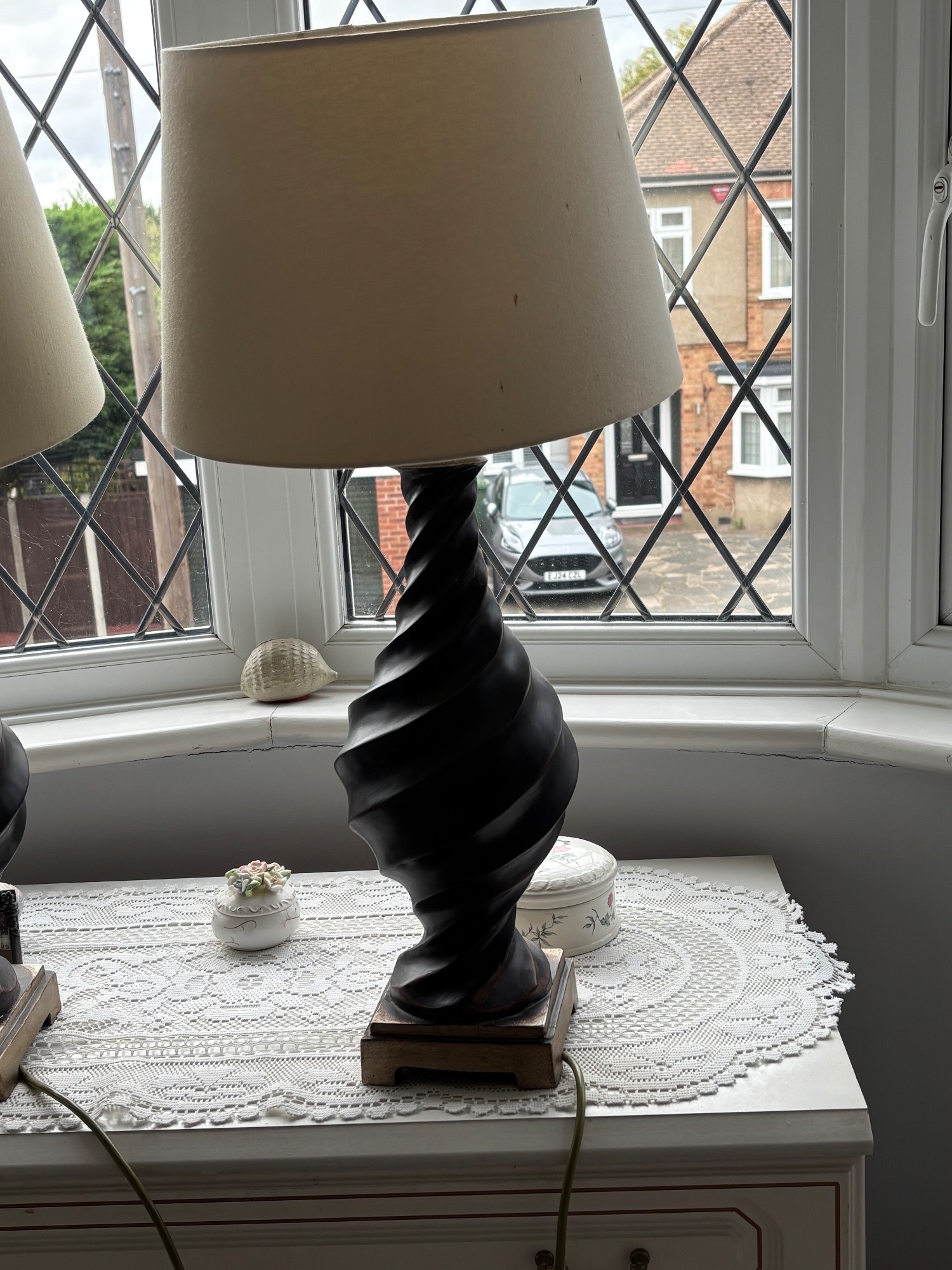 A pair of attractive table lamps 