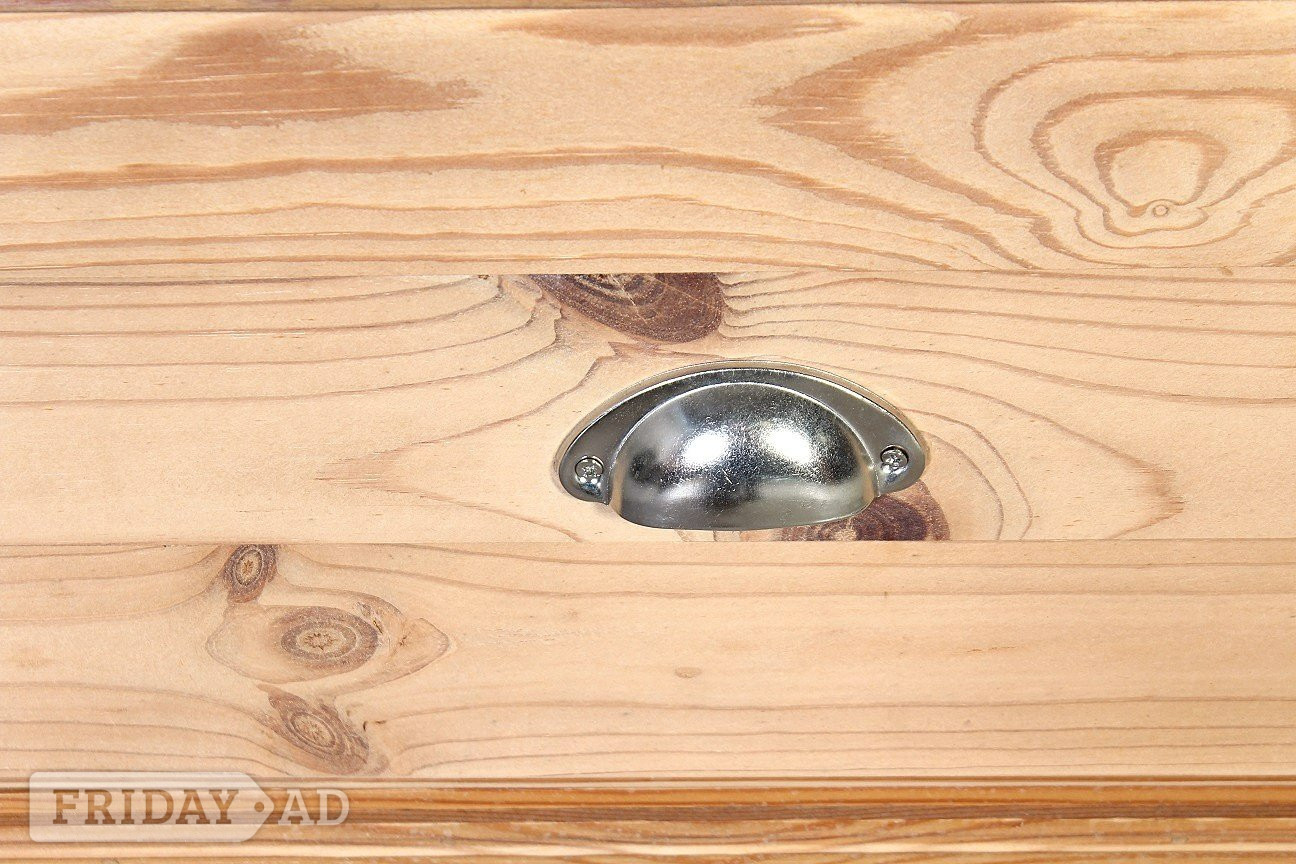 Delivery Options-Cottage Pine Farmhouse Wardrobe 2 Main Sections - Furniture