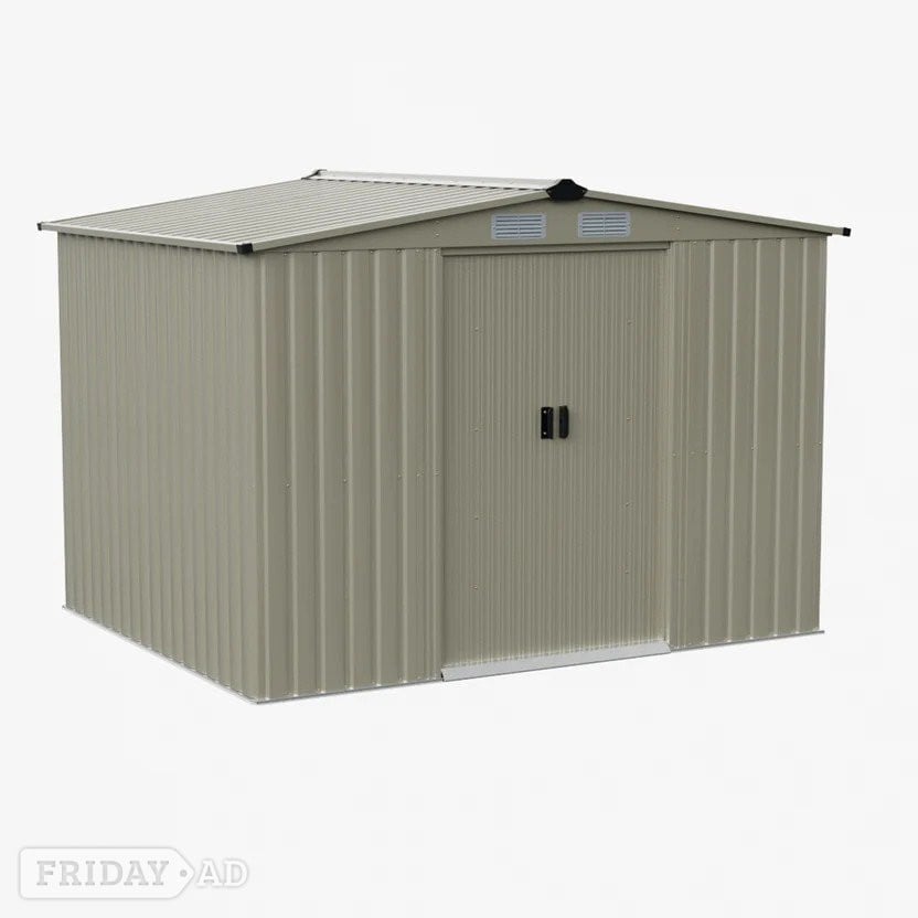 2 metal garden sheds