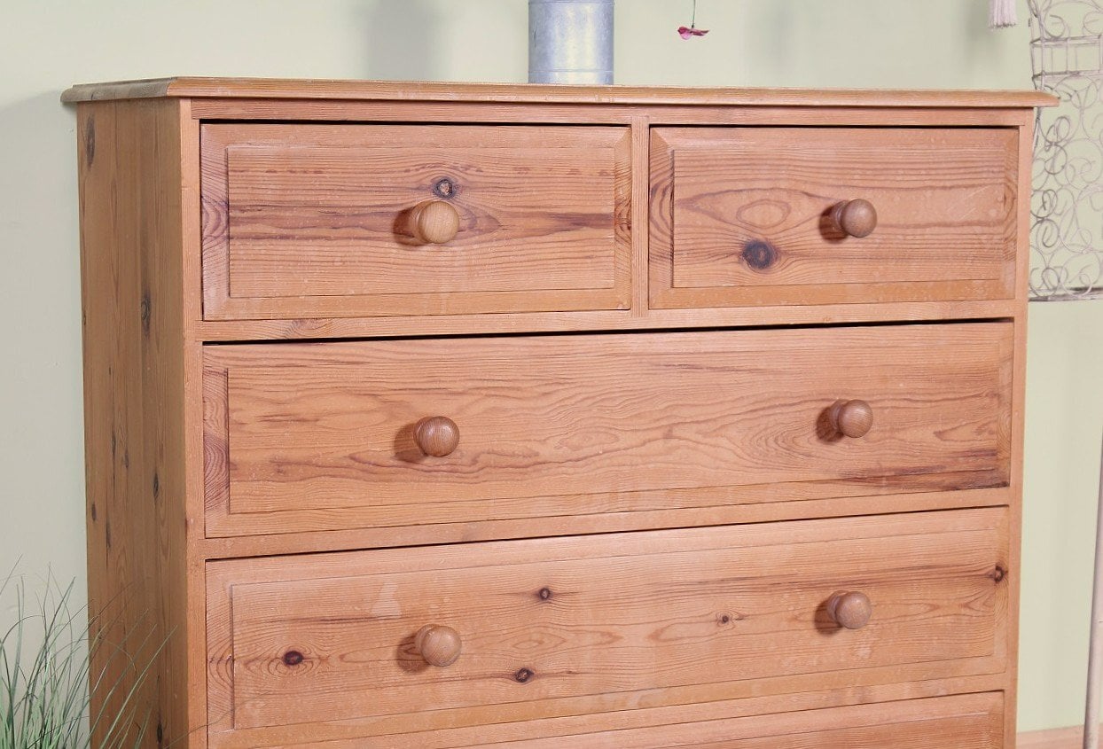 UK Delivery - Large Farmhouse Pine Chest Of Drawers - Furniture in Hailsham