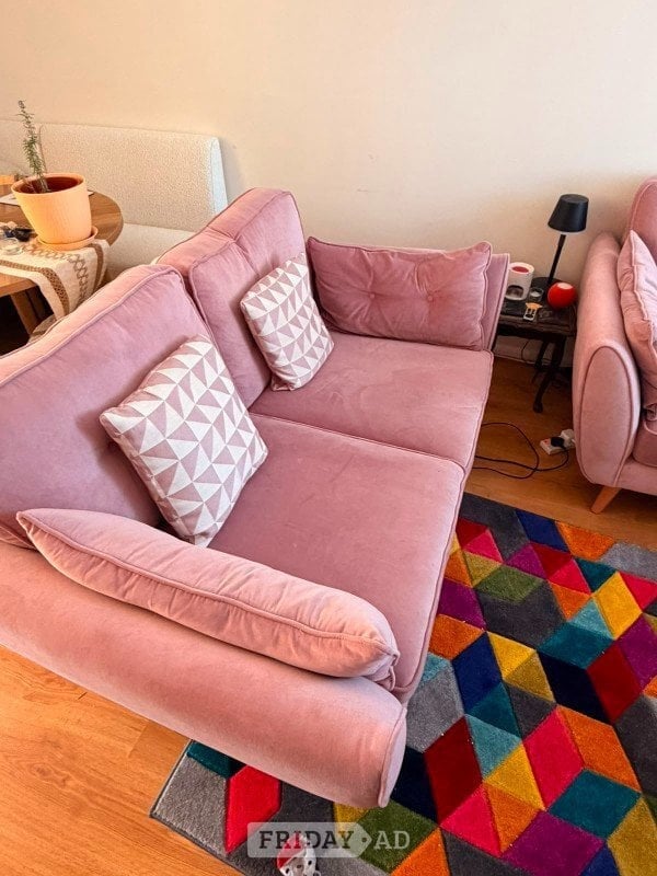 A Pair of Matching Two-Seater Sofas in Excellent Condition