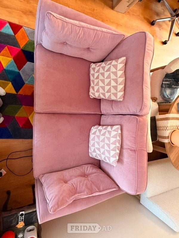 Bognor Regis A Pair of Matching Two-Seater Sofas in Excellent Condition