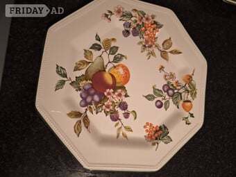 JOHNSON BROS FRESH FRUIT 20 PIECE DINNER SERVICE SET