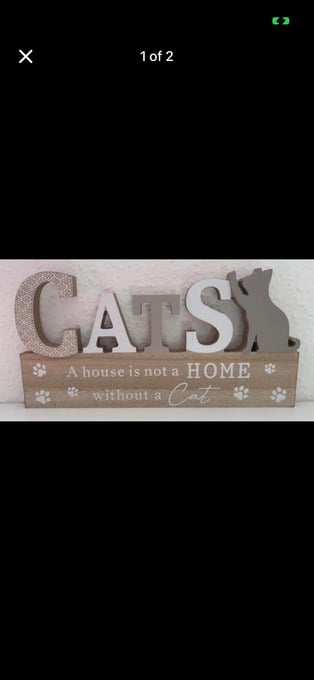 Cats wall hanging/plaque ￼