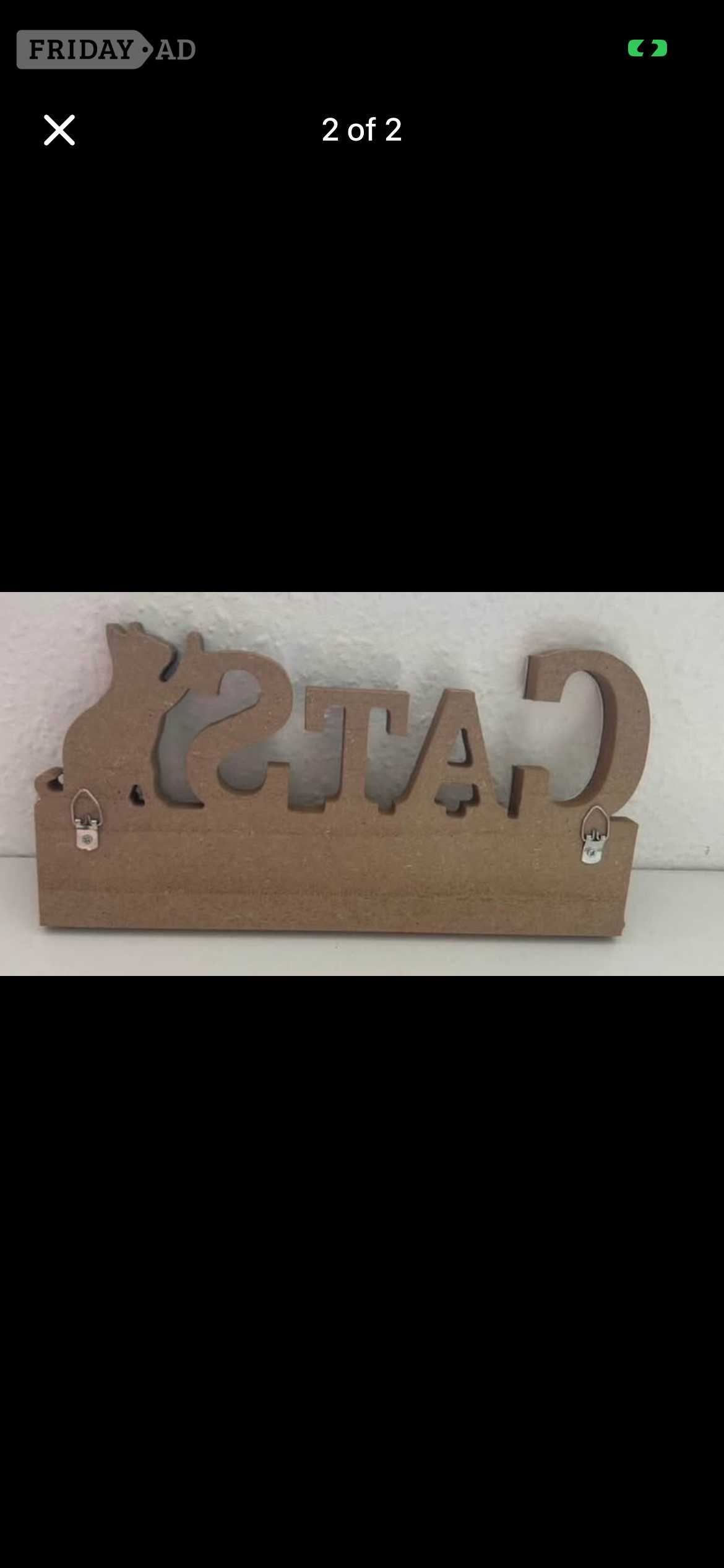 Cats wall hanging/plaque ￼