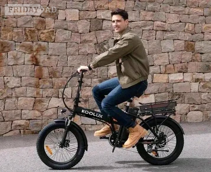 Koolux X11 Folding Fat Tyre Electric Bike - Bicycles