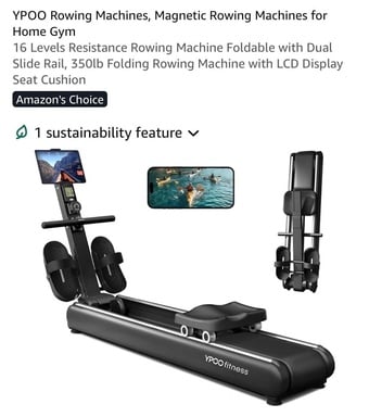 Rowing Machine - Magnetic with 16 Levels