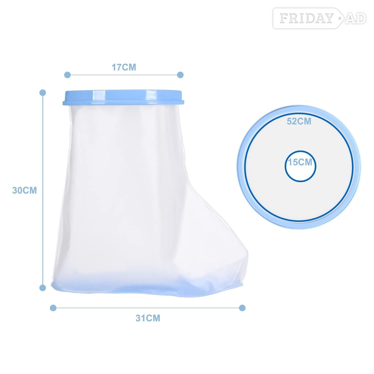 Waterproof Cast / Medical boot cover for Shower