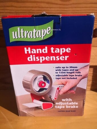 3 X Lightweight packing tape dispensers.