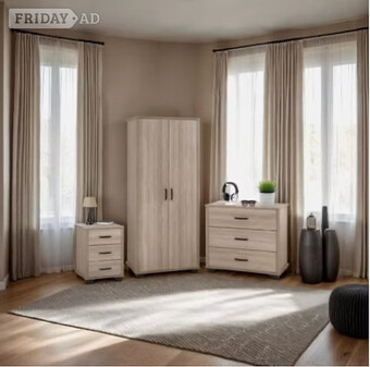 Oliver Trio Set - Light Oak Effect