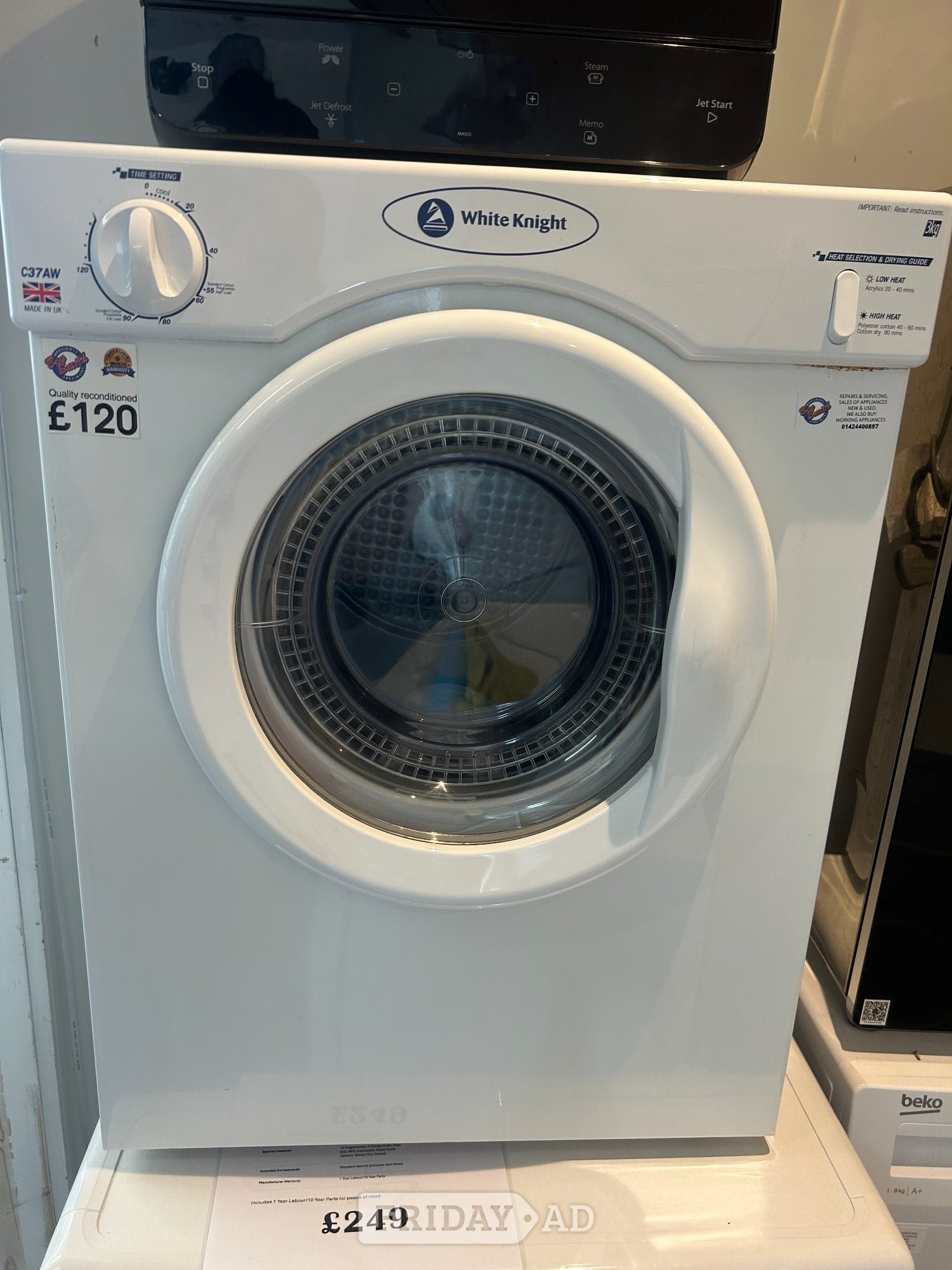 WHITEKNIGHT TUMBLE DRYER - Home Appliances