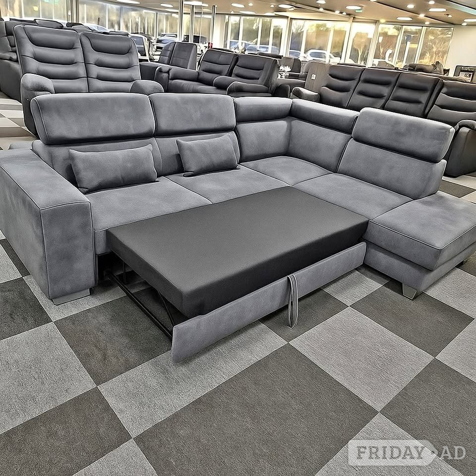 Middlesbrough Grey pull out sofa bed with storage ¬ delivery option available