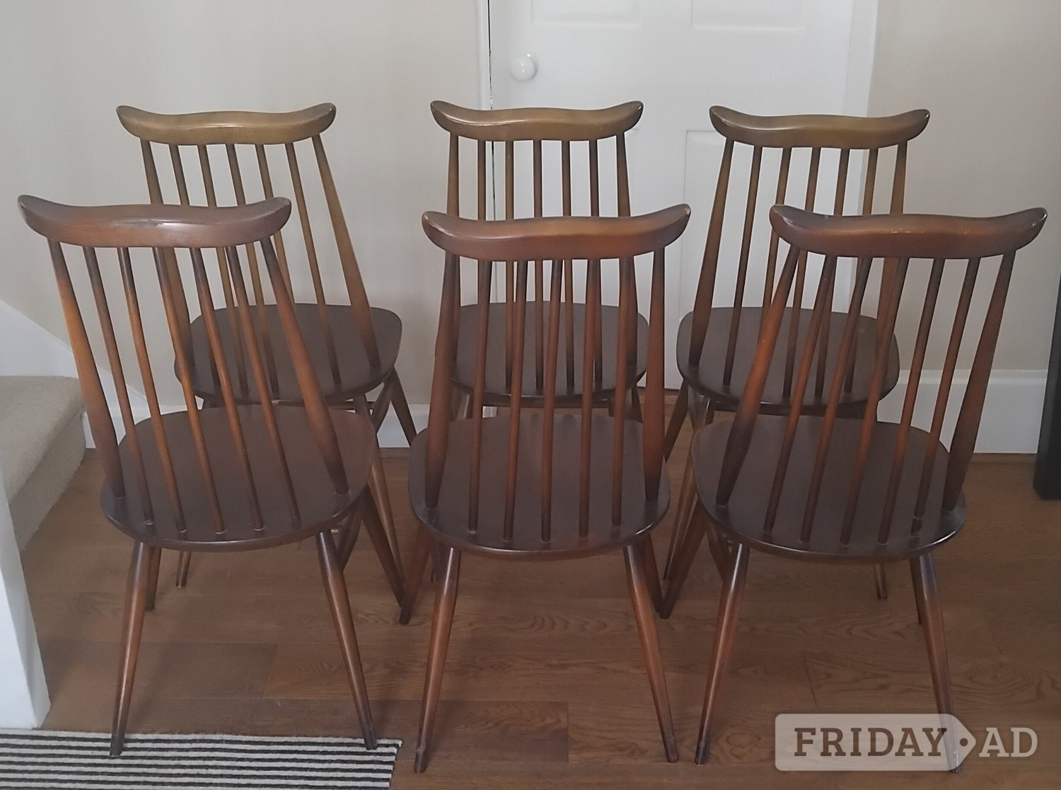 Set of 6 Ercol Dining Chairs