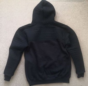 MONCLER Embroidered Zip Up Hooded Cotton Sweatshirt. Brand new!