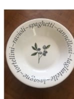 4 X pasta bowls - 10” diameter .      Calls only