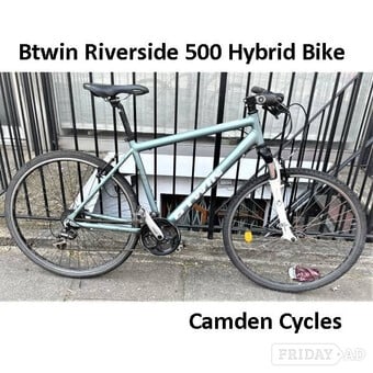 Btwin Riverside 500 Hybrid Bike