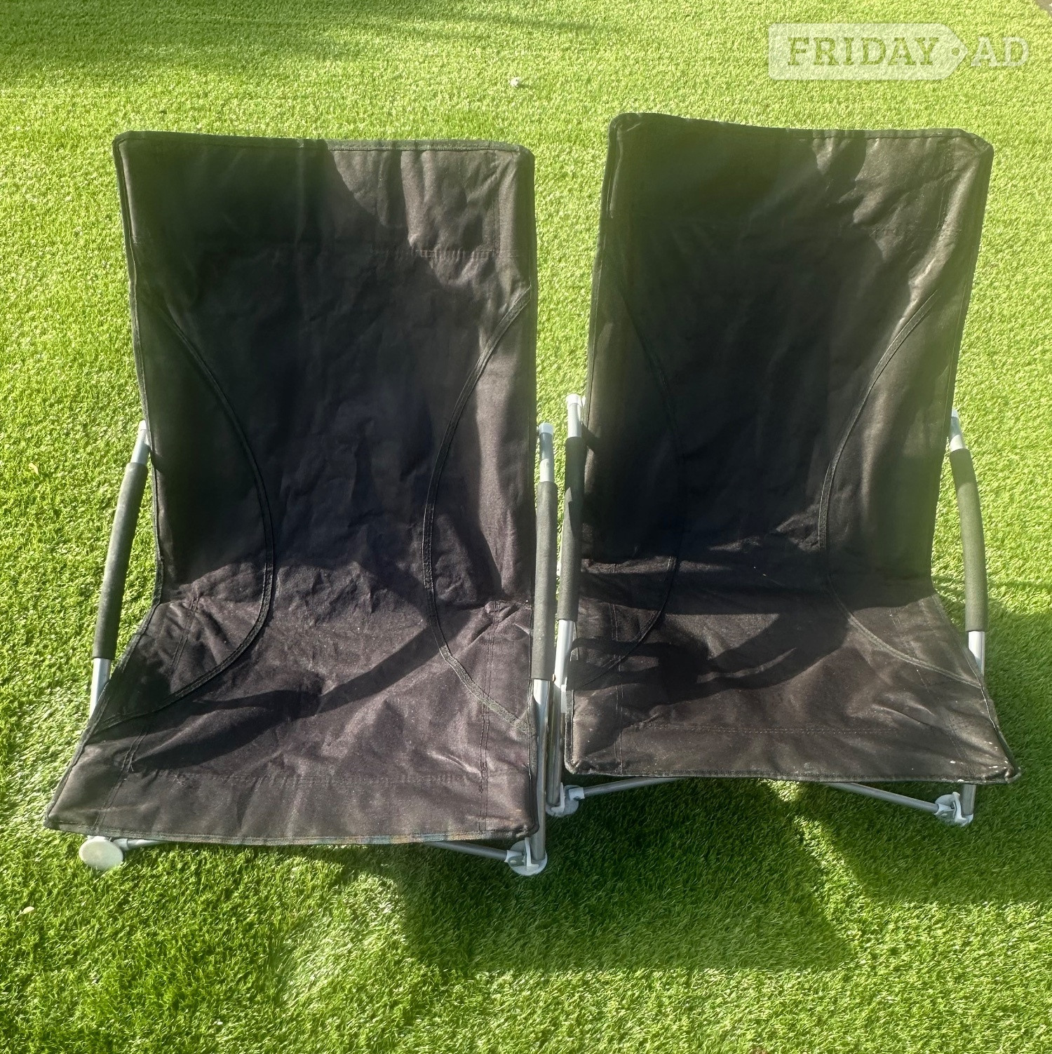 2 folding chair (lightweight) in Bexhill-On-Sea