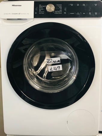 🤩Like New Hisense washing machine 9KG load With Big size Drum  