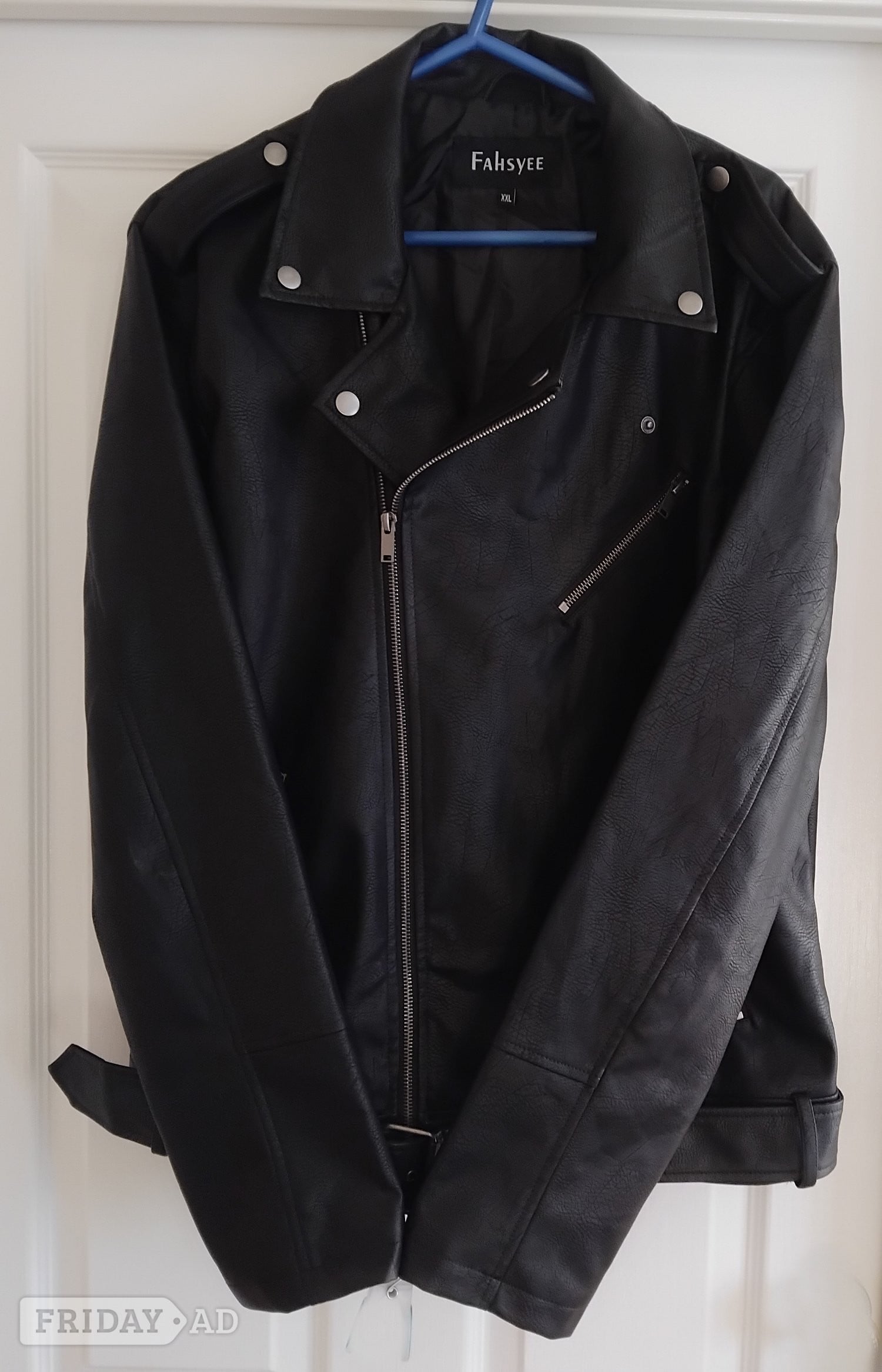 Brown Leather Bomber Jacket and New Faux Leather Motor Biker Jack - Clothing, Footwear & Accessories in Preston