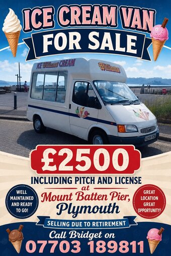 Ice Cream Van For Sale