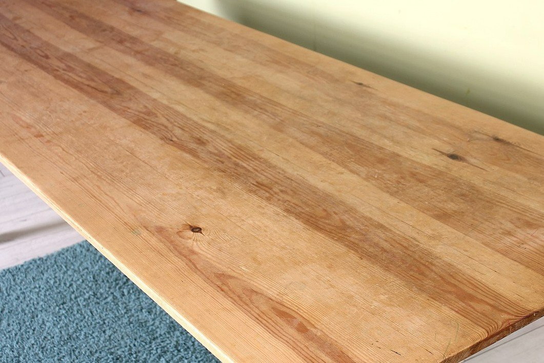 UK Delivery - Huge Painted Farmhouse Pine Table - Legs Detach - Furniture in Hailsham