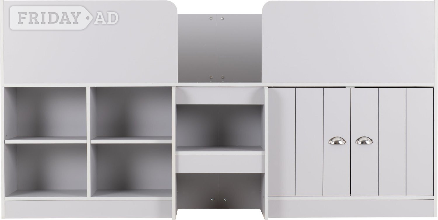 ORLANDO MID SLEEPER IN GREY NO MATTRESS - Furniture in Rotherham