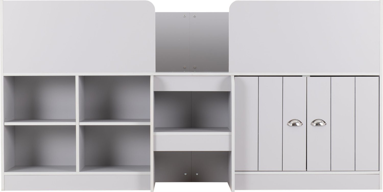 ORLANDO MID SLEEPER IN GREY NO MATTRESS - Furniture in Rotherham