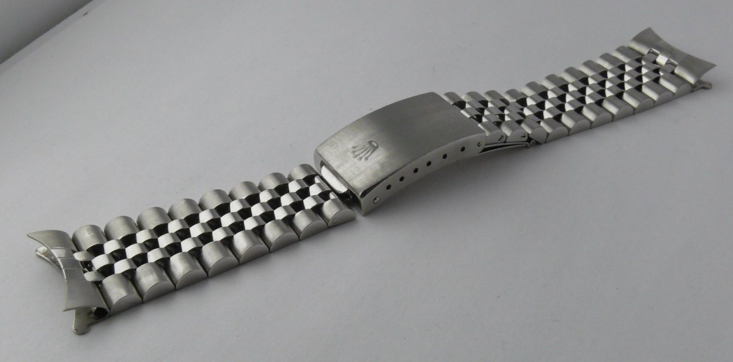 Worthing Rolex Jubilee stainless steel mens watch bracelet, for Datejust.